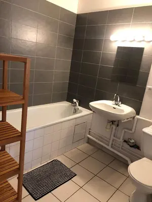 Salle de bains dans l'établissement Studio au cœur de Lyon