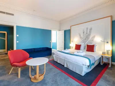 Un ou plusieurs lits dans un hébergement de l'établissement Mercure Lyon Centre Château Perrache