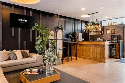 Cuisine ou kitchenette dans l'établissement Appart hôtel Q7 Lodge Lyon 7