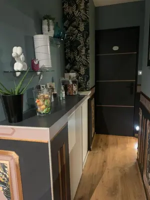 Cuisine ou kitchenette dans l'établissement Lyon City Home's Bed & Breakfast