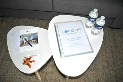 Certificat, récompense, panneau ou autre document affiché dans l'établissement Cocoon Appart 1 Miribel
