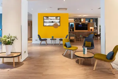 Coin salon dans l'établissement Holiday Inn Lyon Vaise by IHG