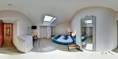 Un ou plusieurs lits dans un hébergement de l'établissement Hôtel du Parc