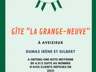 Plan de l'établissement Maison rustique avec jardin à Aveizieux, animaux admis - FR-1-496-175