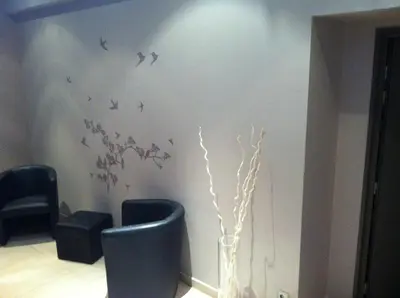Coin salon dans l'établissement Le Relais des Bergers