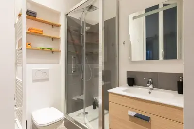 Salle de bains dans l'établissement DIFY D'Aguesseau - Quai du Rhône