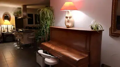 Coin salon dans l'établissement Maison Anthémis