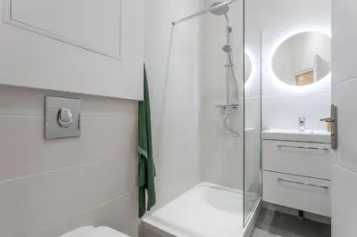 Salle de bains dans l'établissement Le Cocon Lita-Palace