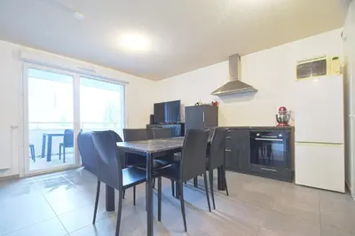 Plan de l'établissement Beautiful Bright Apt With Terrace
