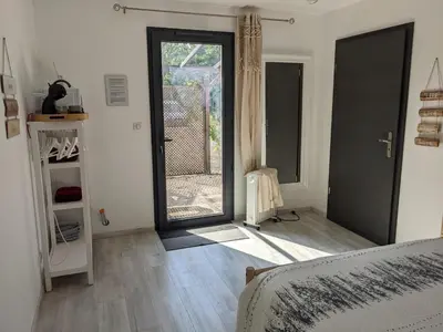 Un ou plusieurs lits dans un hébergement de l'établissement Chambre double indépendante BALI au sein du domaine PASSELOUP