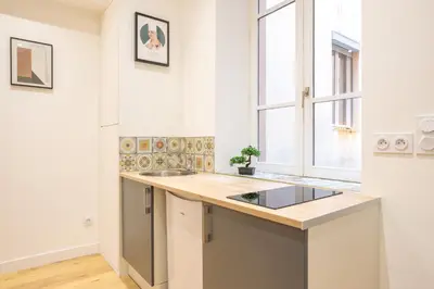 Cuisine ou kitchenette dans l'établissement Lumignons Lyonnais - Vaise