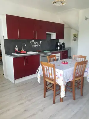 Cuisine ou kitchenette dans l'établissement La clef des champs - Gîte 9 personnes, 4 chambres