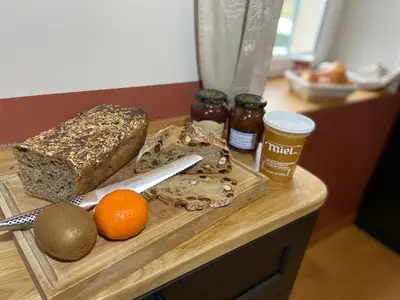 Nourriture dans le B&B/chambre d'hôtes ou à proximité