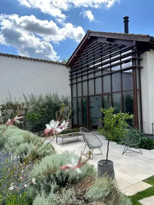 Jardin de l'établissement Le Relais de la Godasse