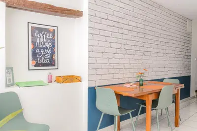 Coin salon dans l'établissement Le Triplex, 2 chambres, 2 salles de bain