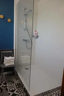 Salle de bains dans l'établissement Les Picorettes
