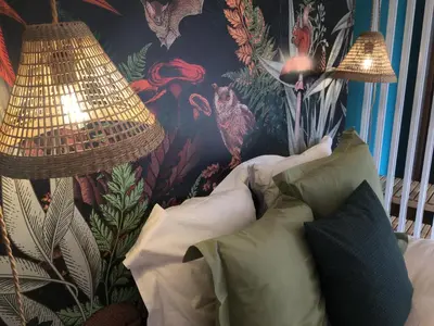 Coin salon dans l'établissement Les Picorettes