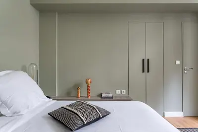 Un ou plusieurs lits dans un hébergement de l'établissement Arbre Sec - Furnished apartment - Downtown Lyon