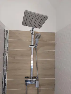 Salle de bains dans l'établissement Appartement Theizé - Les meublés des Pierres Dorées