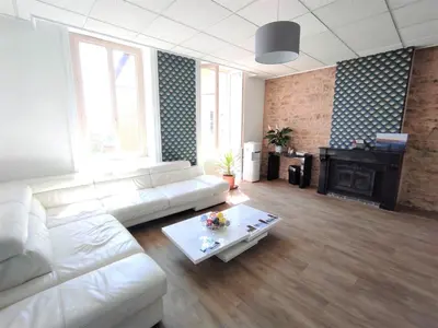 Coin salon dans l'établissement Appartement Oingt - Les Meublés des Pierres Dorées