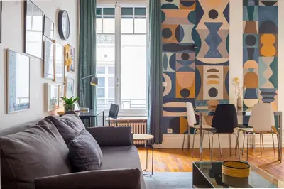 Coin salon dans l'établissement HONORÊ SUITE BOISSAC