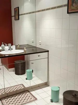 Salle de bains dans l'établissement Un air de Toscane