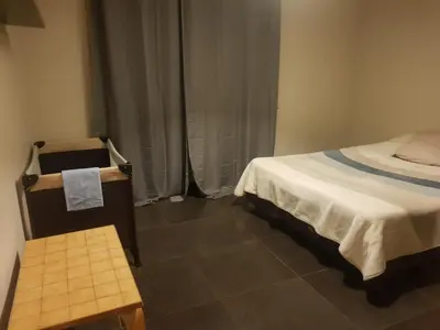 Un ou plusieurs lits dans un hébergement de l'établissement appartement 2 chambres fonctionnel a faire 2 pas du metro