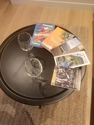 Boissons dans l'établissement gite Condrieu parking privé
