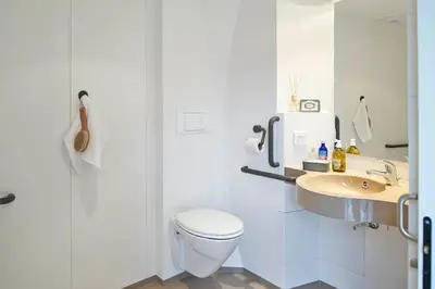 Salle de bains dans l'établissement Kanopée Village