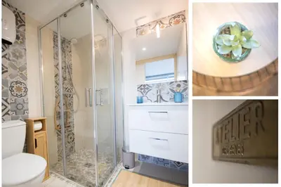 Salle de bains dans l'établissement KASA HOME - Calme, Cosy, WIFI & Netflix