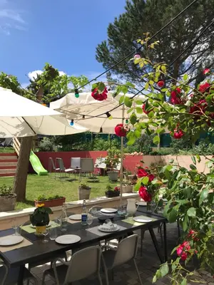 Jardin de l'établissement Espace Beléverte Bussière 1 Tamaris appartement meublé de 2 chambres