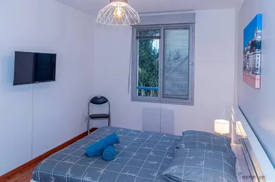 Un ou plusieurs lits dans un hébergement de l'établissement Le Clos Jaurès/Lyon-Eurexpo/Parc OL