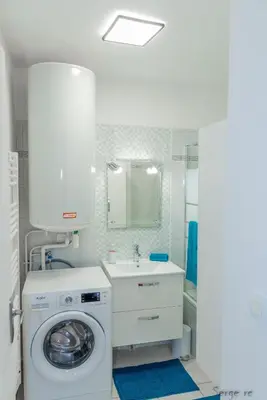 Salle de bains dans l'établissement Le Clos Jaurès/Lyon-Eurexpo/Parc OL