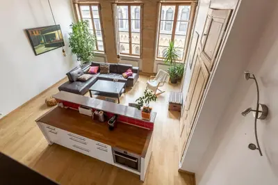 Télévision ou salle de divertissement dans l'établissement Le Lanterne - Place des Terreaux 2 Bedrooms