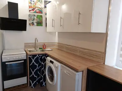 Cuisine ou kitchenette dans l'établissement Les Meublés des Pierres Dorées - Gite de charme pour groupe
