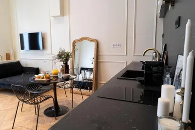 Cuisine ou kitchenette dans l'établissement Suite Medici