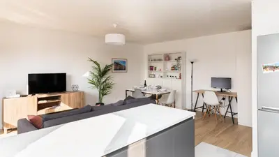 Télévision ou salle de divertissement dans l'établissement DIFY Bollier - Quartier Gerland