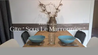 Plan de l'établissement Gîte Sous le Marronnier aux portes de Lyon