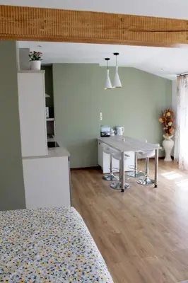 Un ou plusieurs lits dans un hébergement de l'établissement Saint Etienne : appartement Châteaucreux 40 M2