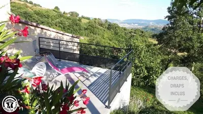 Paysage naturel près de la maison de vacances