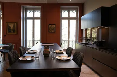 Coin salon dans l'établissement L'Egérie - Magnifique appartement haut de gamme