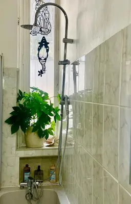 Salle de bains dans l'établissement Vue sur l'eau