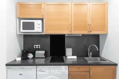 Cuisine ou kitchenette dans l'établissement ART HOME - T2 au coeur de Lyon