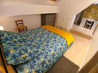 Un ou plusieurs lits dans un hébergement de l'établissement T4 en duplex, résidence atypique en pleine forêt