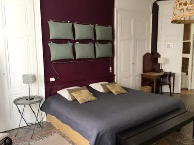 Un ou plusieurs lits dans un hébergement de l'établissement Une nuit au second Chambre d hôtes