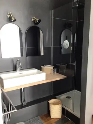 Salle de bains dans l'établissement Une nuit au second Chambre d hôtes