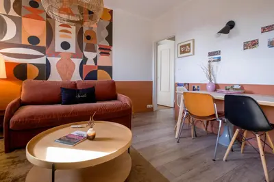 Coin salon dans l'établissement HONORÊ SUITE CASAMANCE