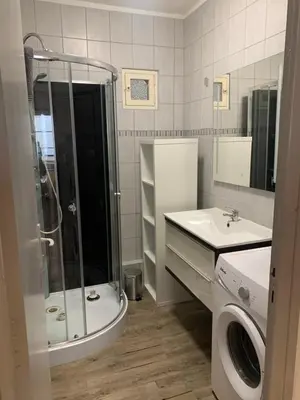 Salle de bains dans l'établissement Les Gîtes des Serves