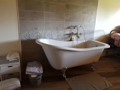 Salle de bains dans l'établissement Le domaine des Terres