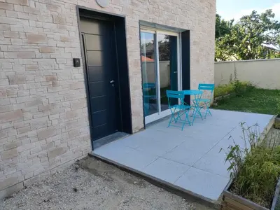 Terrasse ou espace extérieur de l'établissement Super studio rez de jardin avec extérieur